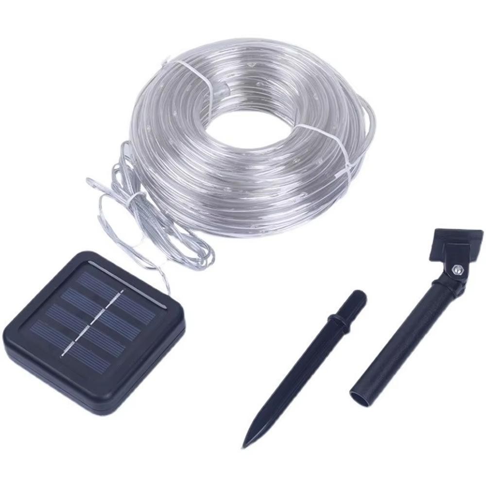 7m/12m/22m/32m Garland Tube Strip Lights Outdoor Waterproof LED Solar Rope Strin