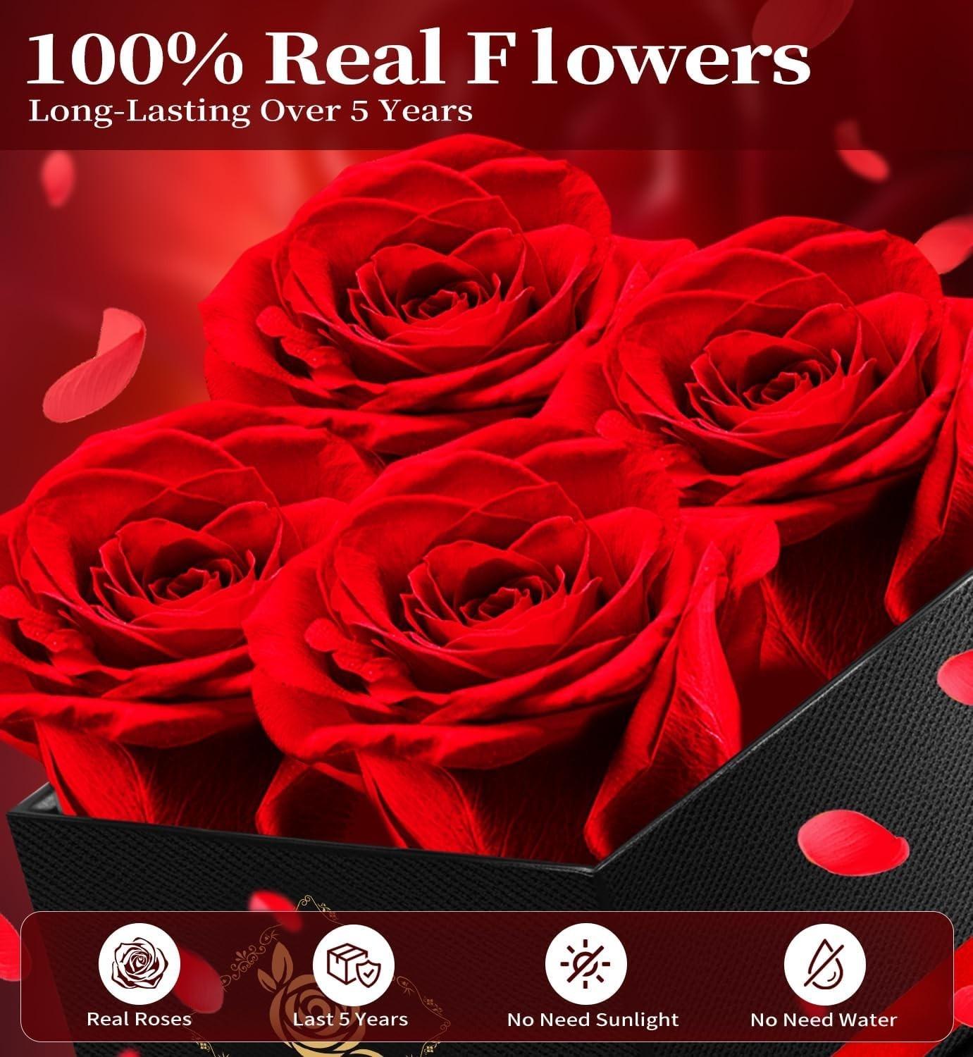 Gifts for Mom Birthday Gifts for Women Preserved Rose Forever Flower Eternal …