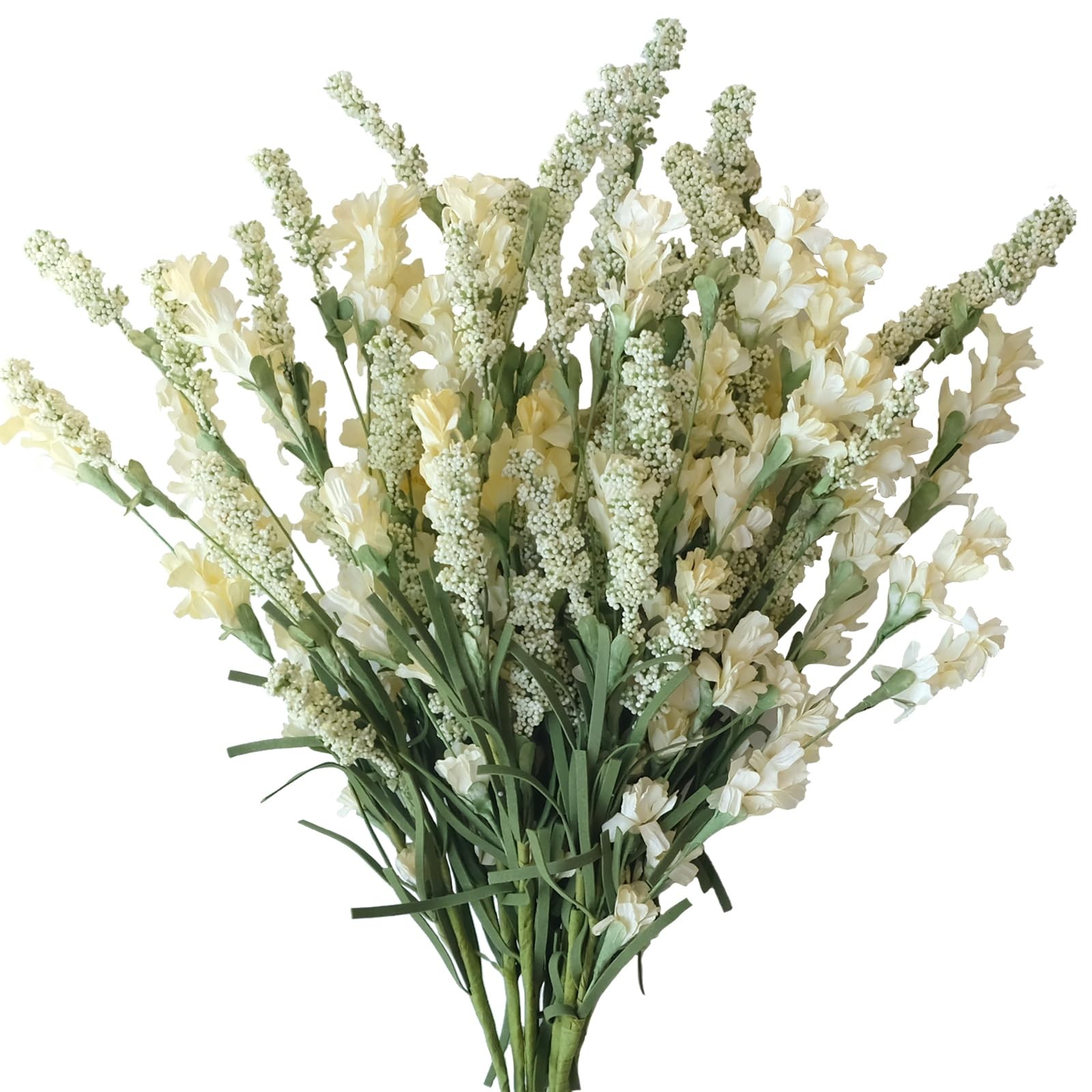 10Pcs Artificial Flower Bulk Spring/Summer Flowers Wedding Party Vase Bouquet…