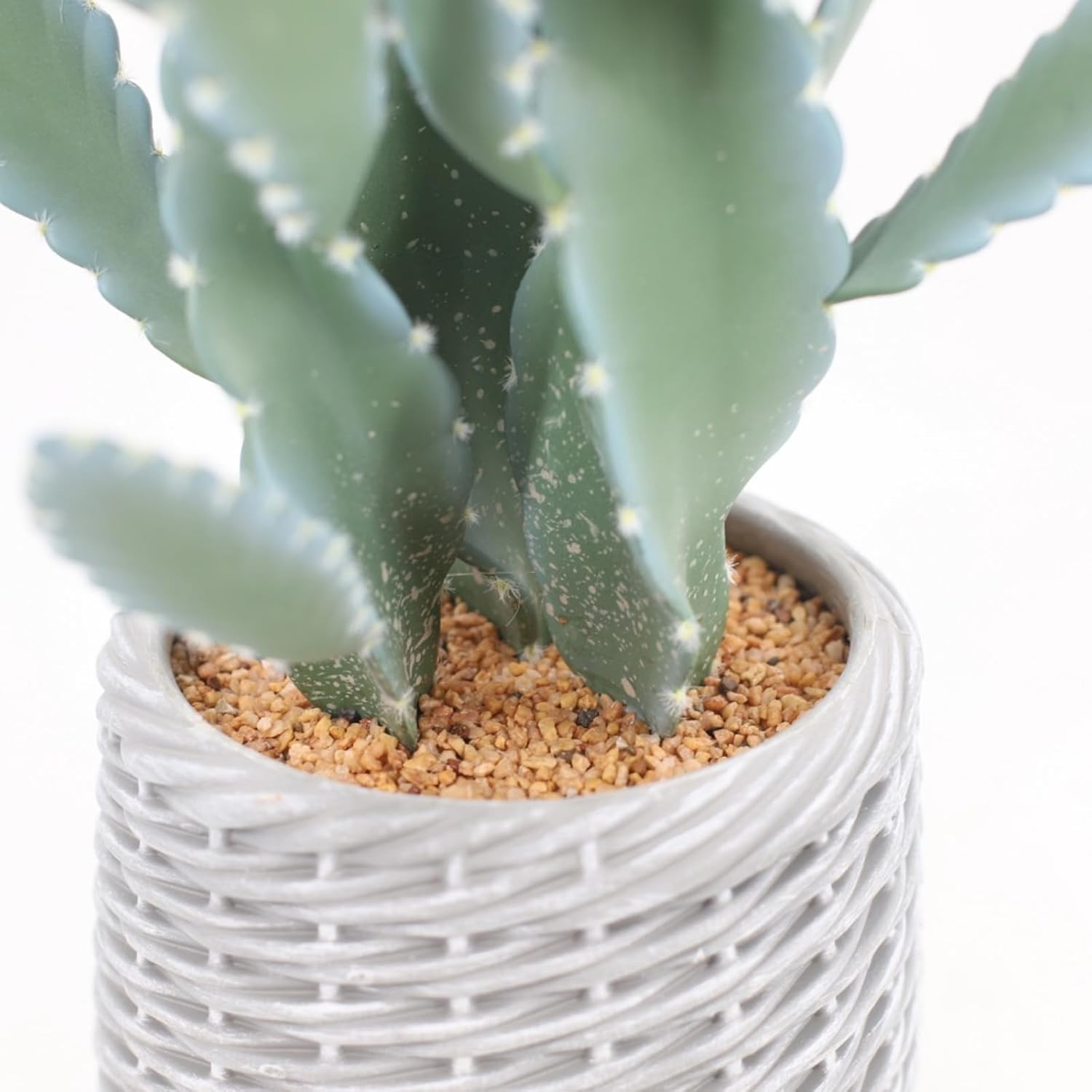 36 Inch Artificial Potted Cactus, Large Fake Cactus Plant
