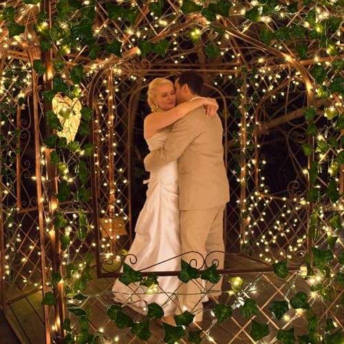 12 Pack Artificial Ivy Vines 84ft Hanging Faux Greenery Garland for Room Decor