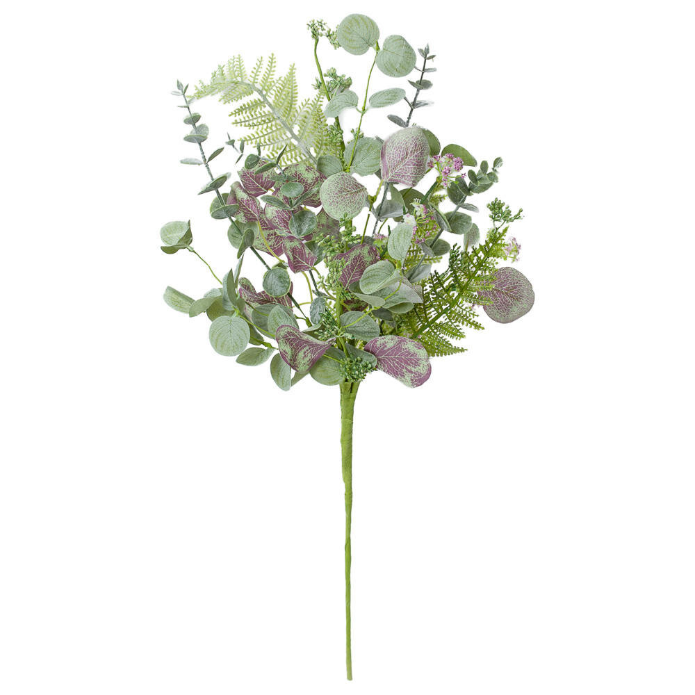 Artificial Mixed Foliage Eucalyptus and Fern 25″ Spray