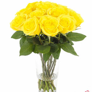 Atelier das Flores - Arranjo de 18 Rosas Amarelas