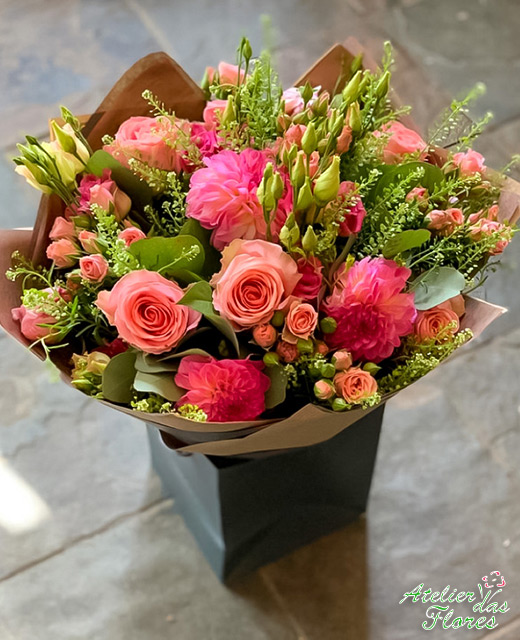 Atelier das Flores - Box Flores Nobres Rosado