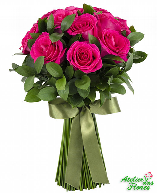 Atelier das Flores - Buquê Exuberante de Rosas Pink