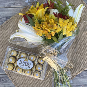 Atelier das Flores - Buquê Radiante com Chocolates