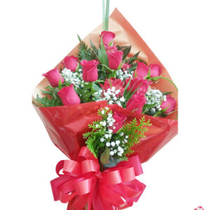 Atelier das Flores - Buquê Tradicional de 12 Rosas