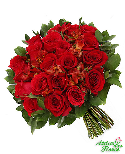 Atelier das Flores - Buquê de 36 Rosas Vermelhas