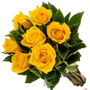 Atelier das Flores - Buquê de 7 Rosas Amarelas