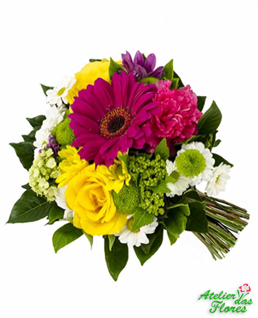 Atelier das Flores - Buquê de Flores Mistas Pequeno