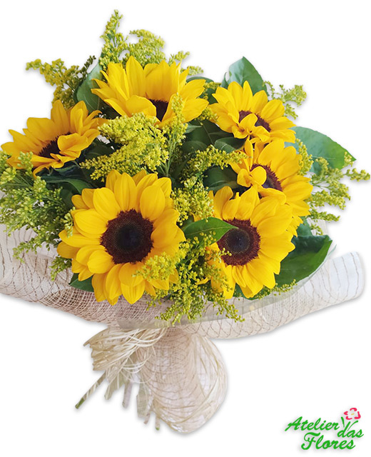 Atelier das Flores - Buquê Alegria de Girassóis