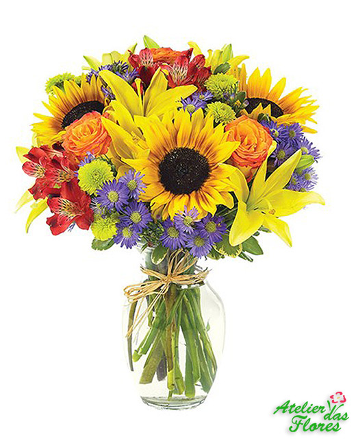 Atelier das Flores - Arranjo Especial de Flores Mistas