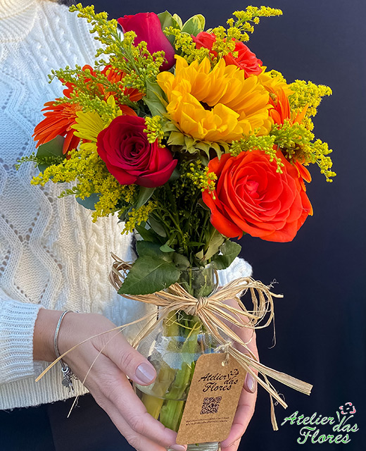 Atelier das Flores - Arranjo Flores Mistas Pequeno