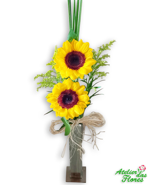 Atelier das Flores - Cilindro de Girassóis