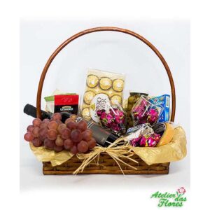 Atelier das Flores - Cesta de Vinho Gourmet