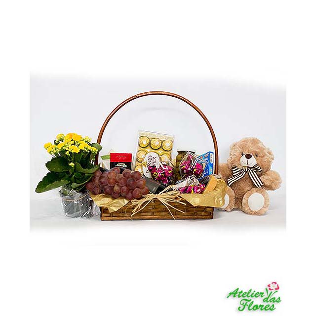 Atelier das Flores - Cesta de Vinho Tinto Especial