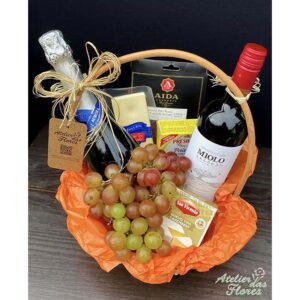 Atelier das Flores - Cesta de Vinho e Espumante