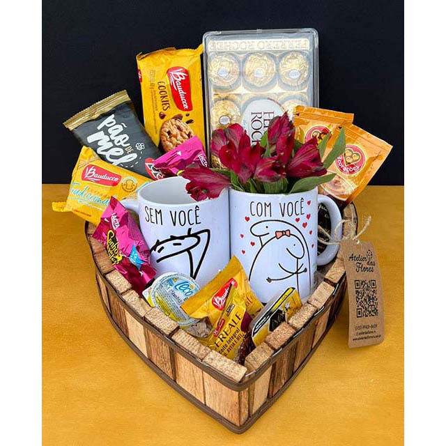 Atelier das Flores - Box Coração para Dois