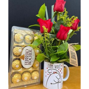 Atelier das Flores - Caneca Flork Rosas e Chocolates